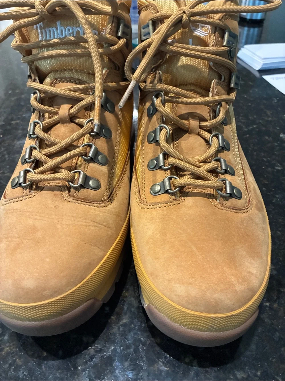 Timberland Men's Wheat/Tan Work-Style Hiking Boots